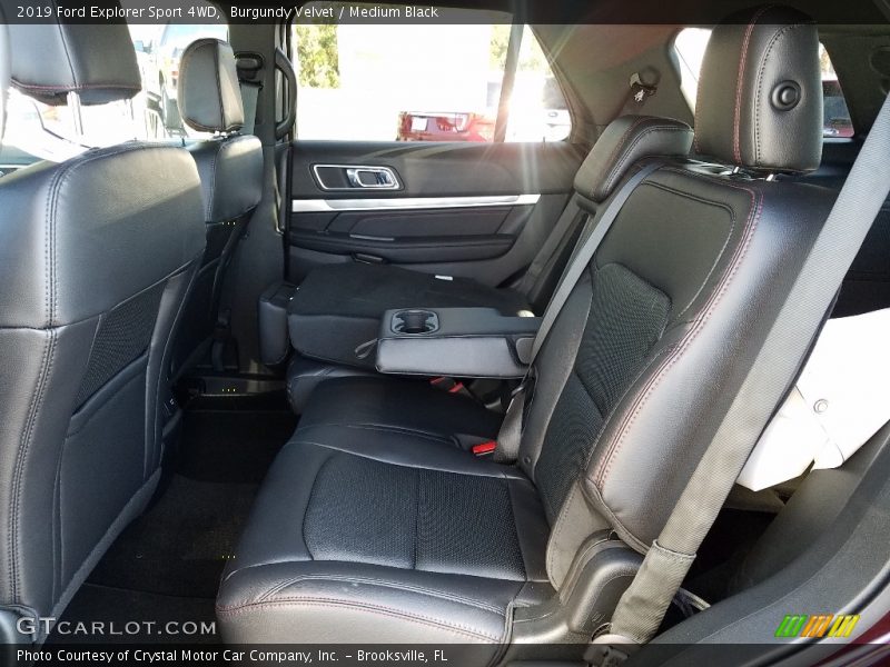 Rear Seat of 2019 Explorer Sport 4WD