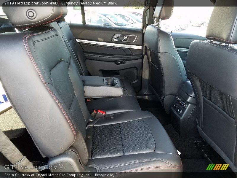 Rear Seat of 2019 Explorer Sport 4WD