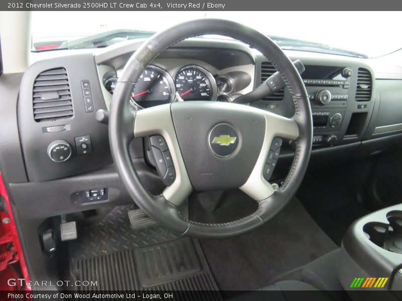 Victory Red / Ebony 2012 Chevrolet Silverado 2500HD LT Crew Cab 4x4
