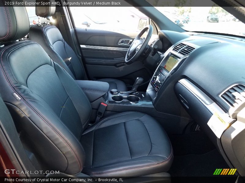 Front Seat of 2019 Explorer Sport 4WD
