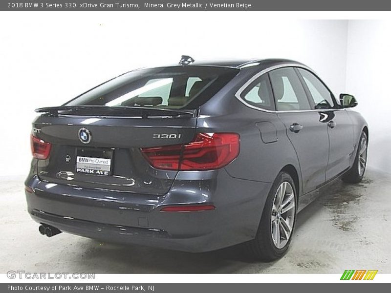 Mineral Grey Metallic / Venetian Beige 2018 BMW 3 Series 330i xDrive Gran Turismo