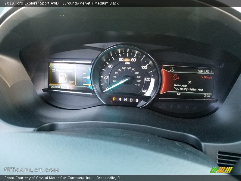  2019 Explorer Sport 4WD Sport 4WD Gauges