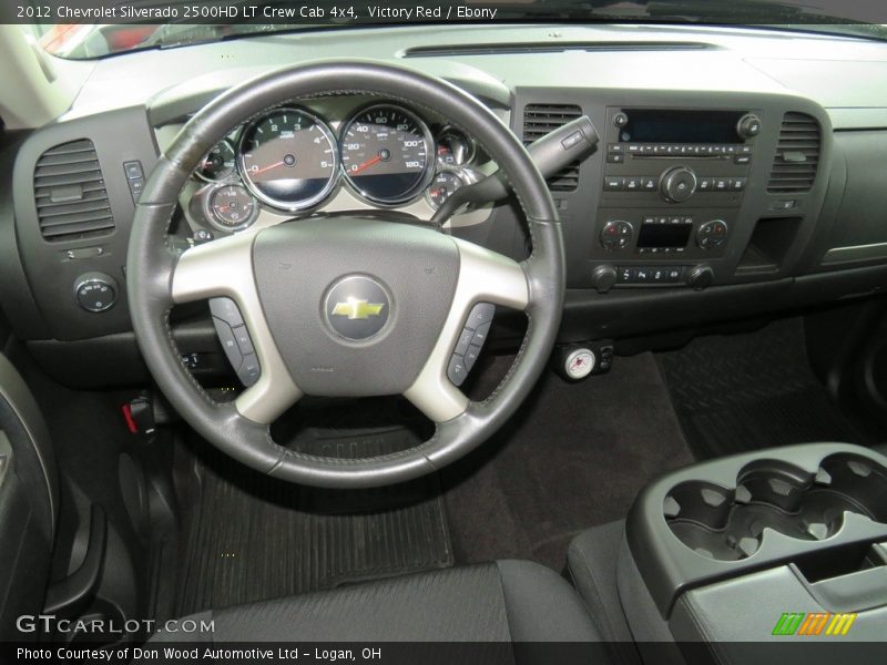 Victory Red / Ebony 2012 Chevrolet Silverado 2500HD LT Crew Cab 4x4