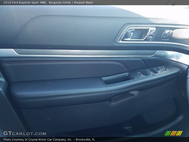 Burgundy Velvet / Medium Black 2019 Ford Explorer Sport 4WD