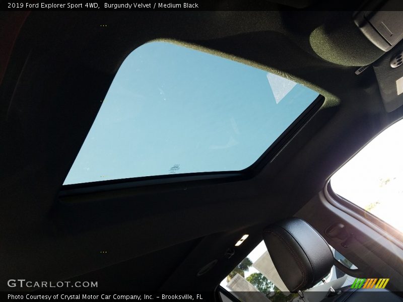 Burgundy Velvet / Medium Black 2019 Ford Explorer Sport 4WD