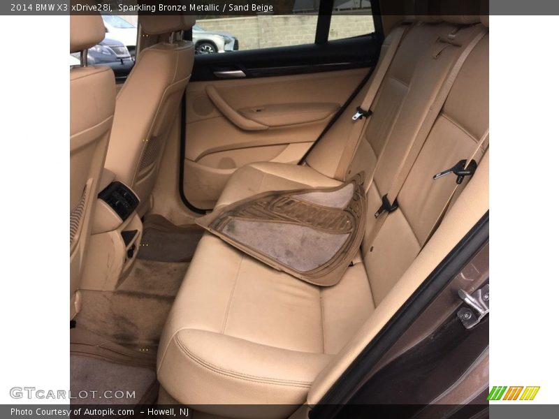 Sparkling Bronze Metallic / Sand Beige 2014 BMW X3 xDrive28i