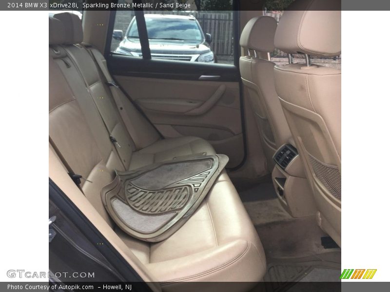 Sparkling Bronze Metallic / Sand Beige 2014 BMW X3 xDrive28i