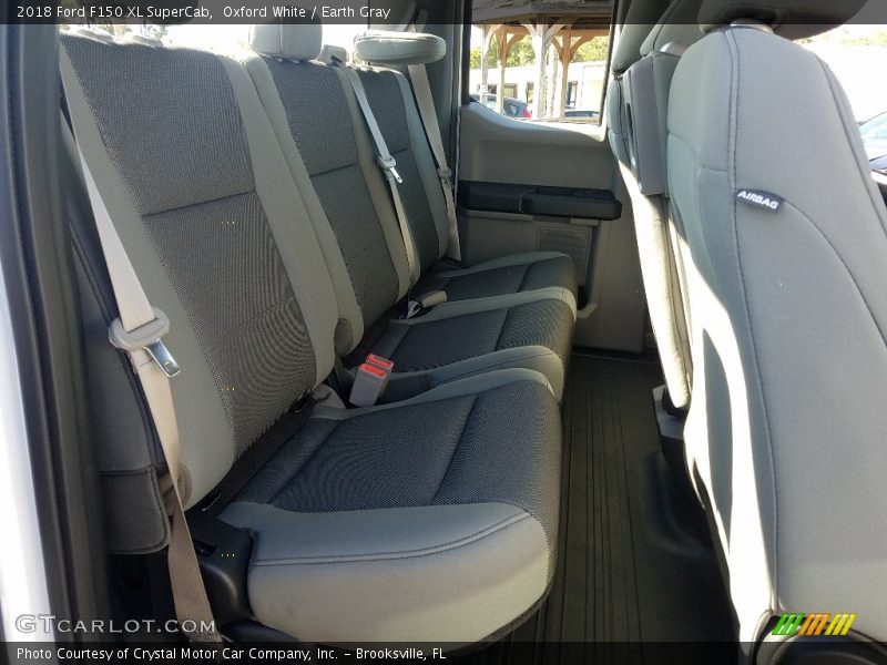 Oxford White / Earth Gray 2018 Ford F150 XL SuperCab