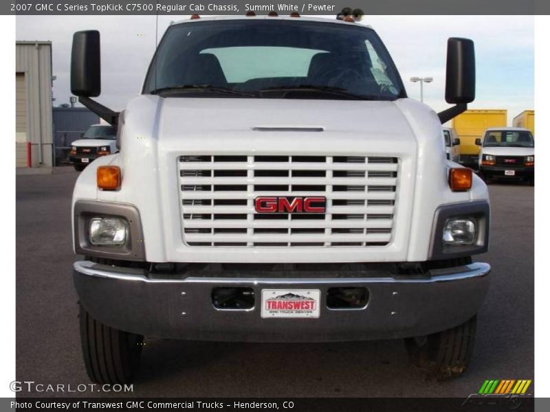 Summit White / Pewter 2007 GMC C Series TopKick C7500 Regular Cab Chassis