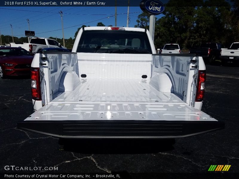 Oxford White / Earth Gray 2018 Ford F150 XL SuperCab