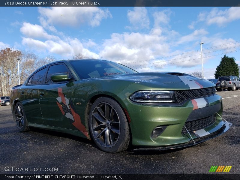 F8 Green / Black 2018 Dodge Charger R/T Scat Pack