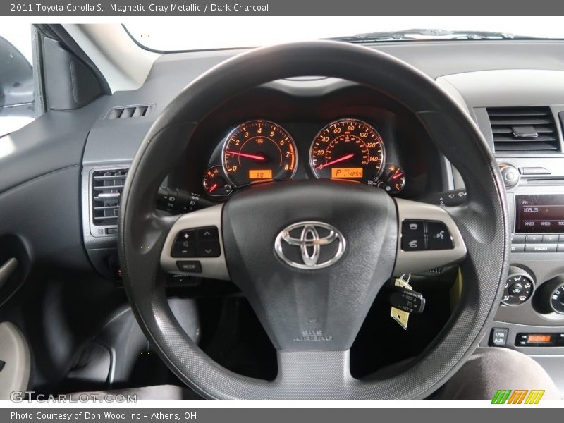 Magnetic Gray Metallic / Dark Charcoal 2011 Toyota Corolla S