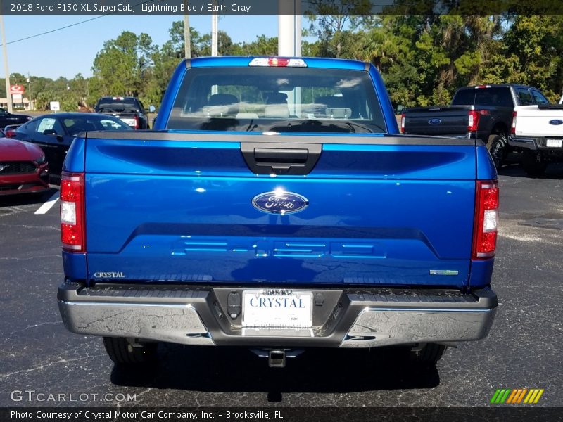 Lightning Blue / Earth Gray 2018 Ford F150 XL SuperCab