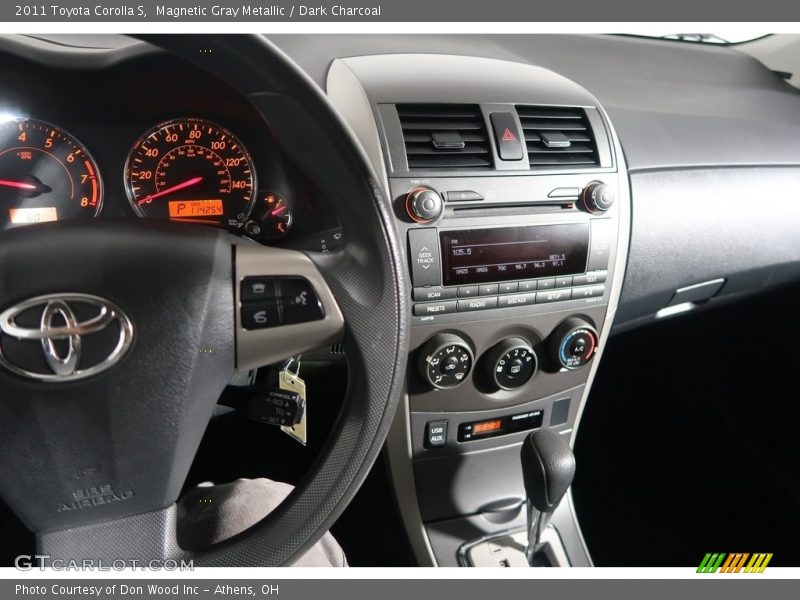 Magnetic Gray Metallic / Dark Charcoal 2011 Toyota Corolla S