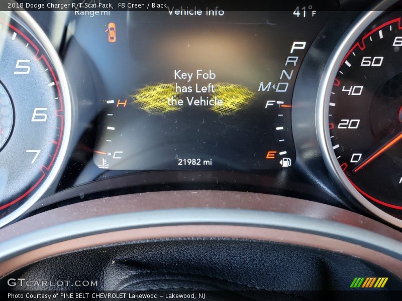 F8 Green / Black 2018 Dodge Charger R/T Scat Pack