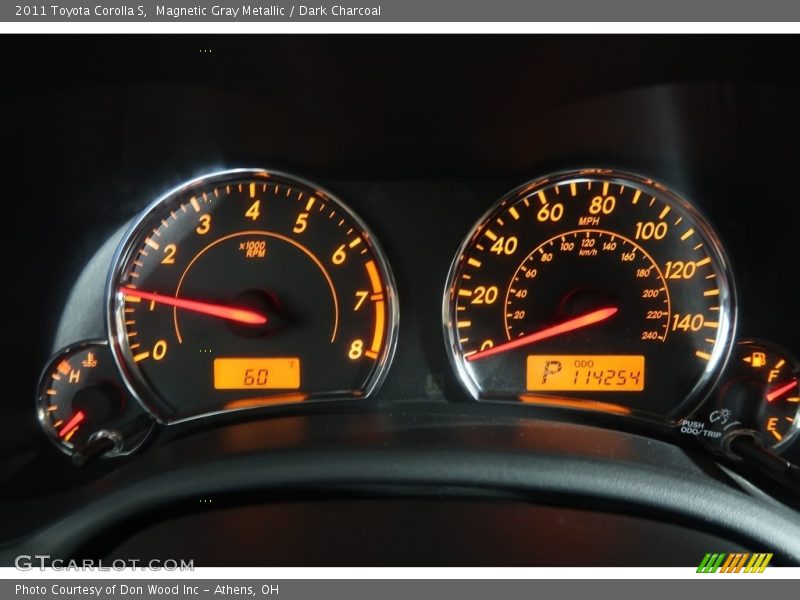 Magnetic Gray Metallic / Dark Charcoal 2011 Toyota Corolla S