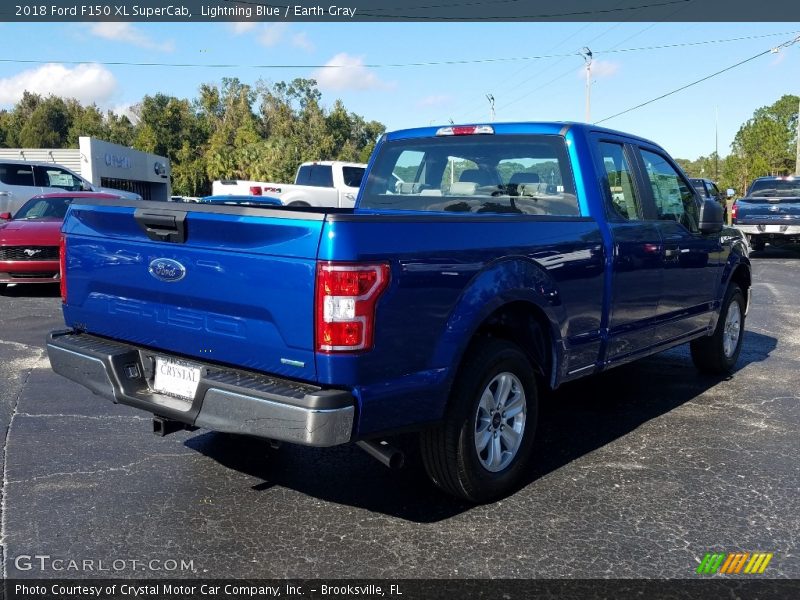 Lightning Blue / Earth Gray 2018 Ford F150 XL SuperCab