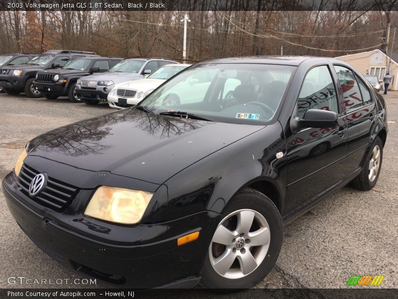 Black / Black 2003 Volkswagen Jetta GLS 1.8T Sedan