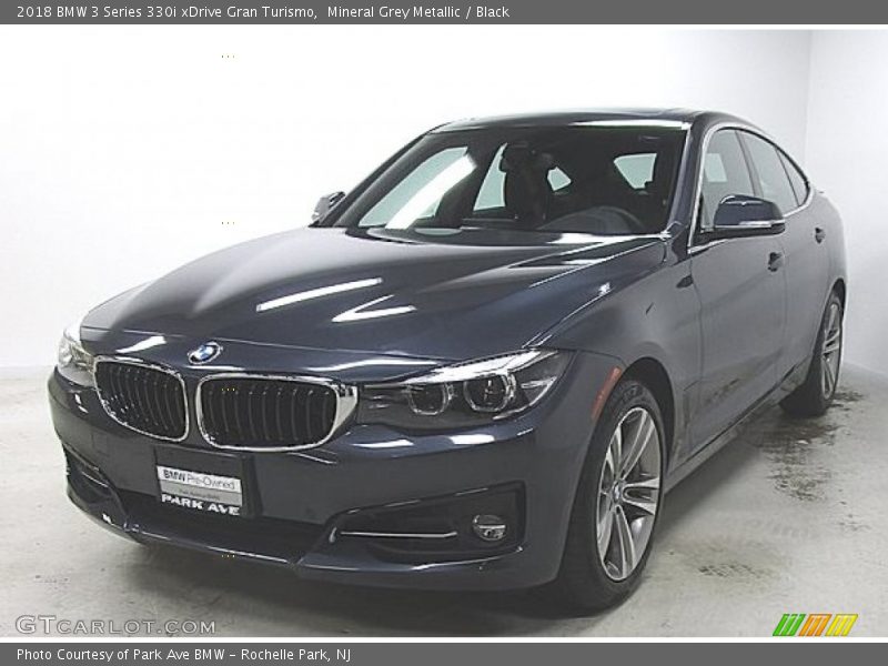 Mineral Grey Metallic / Black 2018 BMW 3 Series 330i xDrive Gran Turismo