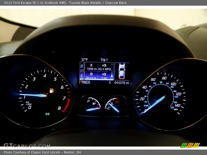 Tuxedo Black Metallic / Charcoal Black 2013 Ford Escape SE 2.0L EcoBoost 4WD