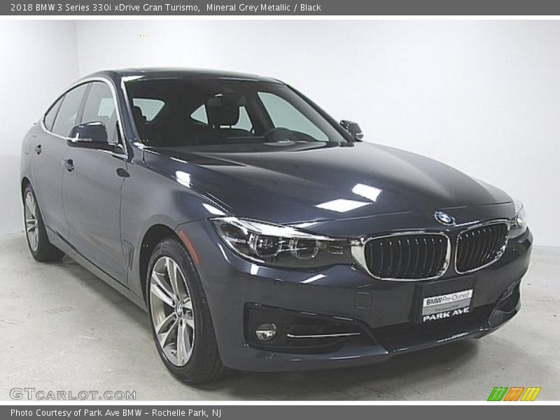 Mineral Grey Metallic / Black 2018 BMW 3 Series 330i xDrive Gran Turismo