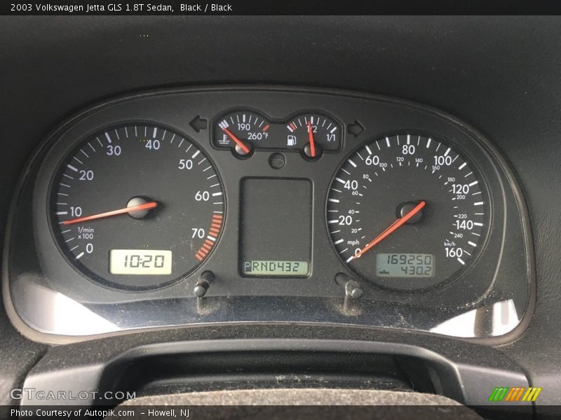 Black / Black 2003 Volkswagen Jetta GLS 1.8T Sedan