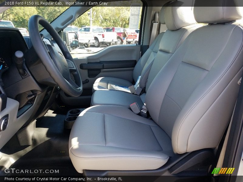 Ingot Silver / Earth Gray 2018 Ford F150 XL Regular Cab