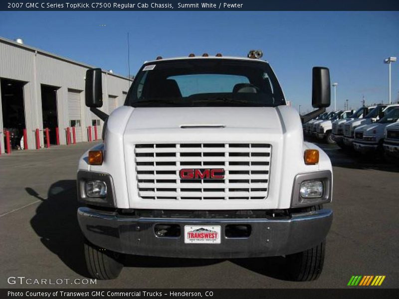 Summit White / Pewter 2007 GMC C Series TopKick C7500 Regular Cab Chassis