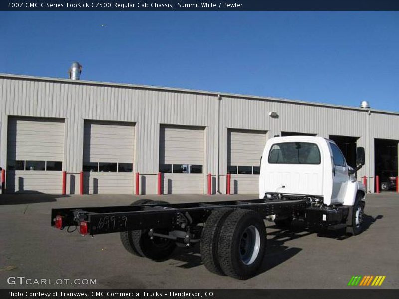 Summit White / Pewter 2007 GMC C Series TopKick C7500 Regular Cab Chassis