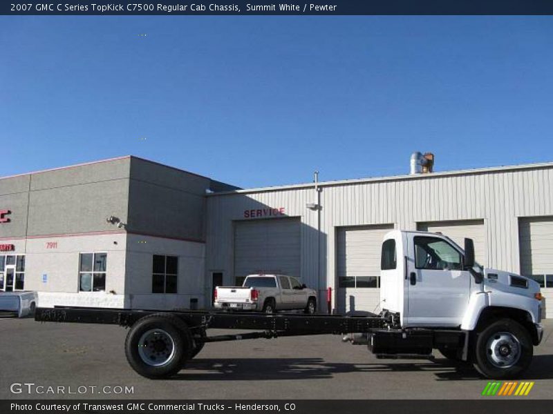 Summit White / Pewter 2007 GMC C Series TopKick C7500 Regular Cab Chassis