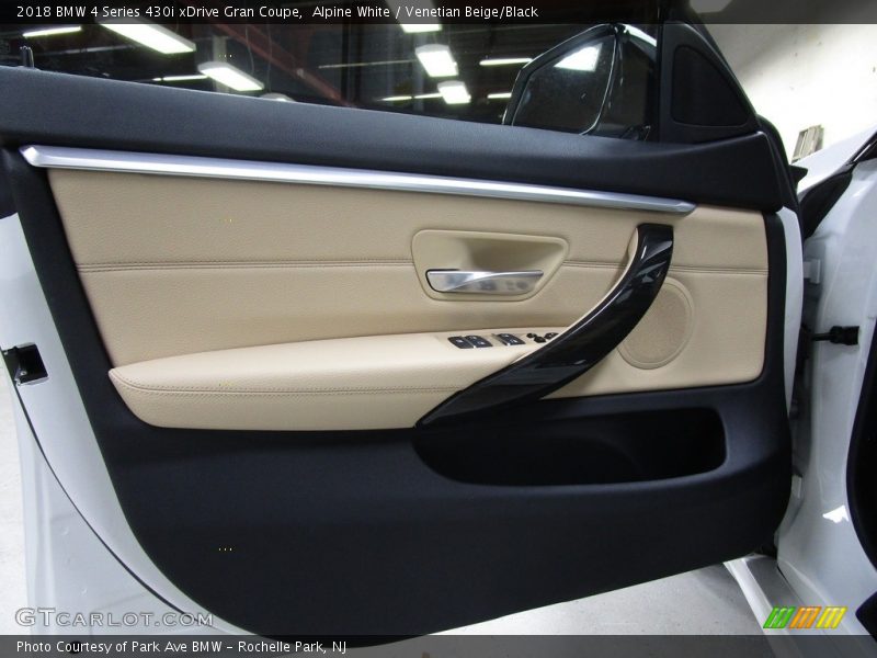 Alpine White / Venetian Beige/Black 2018 BMW 4 Series 430i xDrive Gran Coupe
