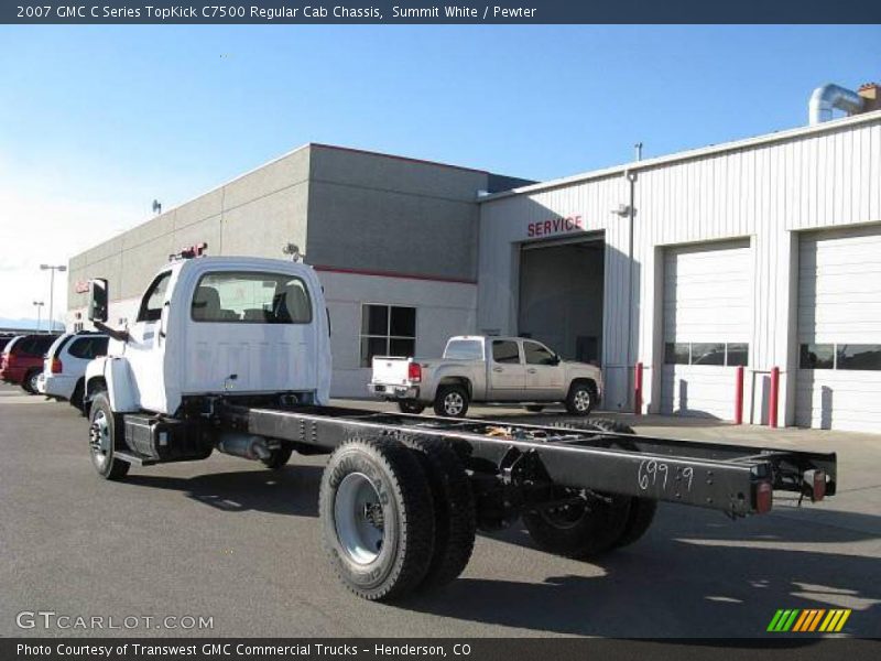 Summit White / Pewter 2007 GMC C Series TopKick C7500 Regular Cab Chassis