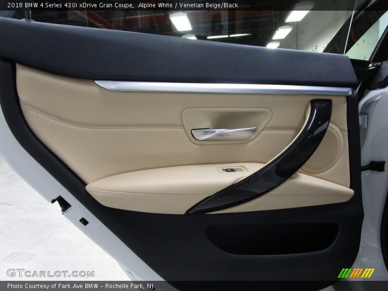 Alpine White / Venetian Beige/Black 2018 BMW 4 Series 430i xDrive Gran Coupe