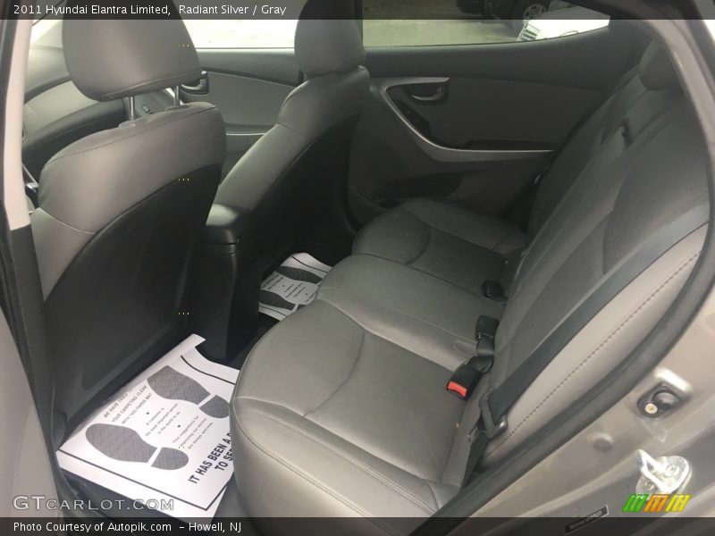 Radiant Silver / Gray 2011 Hyundai Elantra Limited
