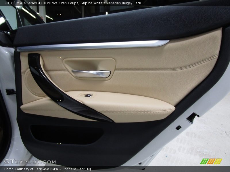 Alpine White / Venetian Beige/Black 2018 BMW 4 Series 430i xDrive Gran Coupe