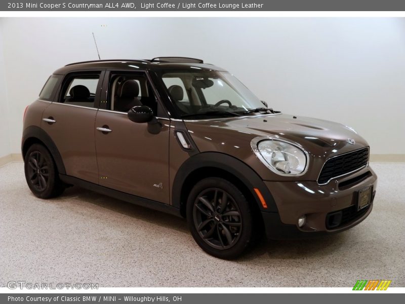 Light Coffee / Light Coffee Lounge Leather 2013 Mini Cooper S Countryman ALL4 AWD