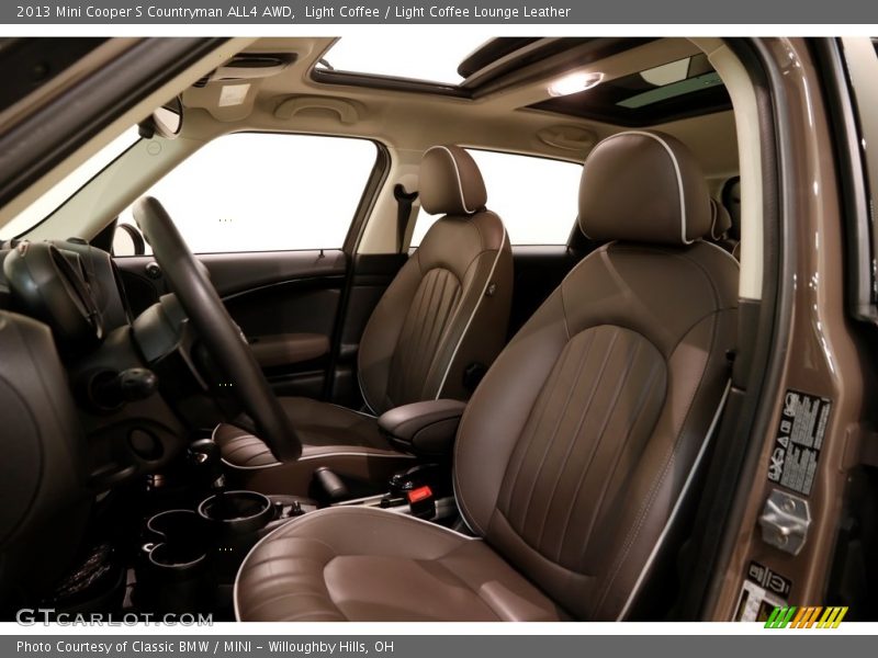 Light Coffee / Light Coffee Lounge Leather 2013 Mini Cooper S Countryman ALL4 AWD