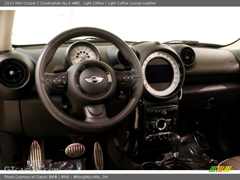 Light Coffee / Light Coffee Lounge Leather 2013 Mini Cooper S Countryman ALL4 AWD