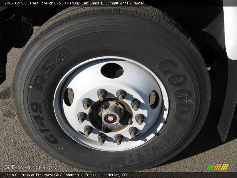 Summit White / Pewter 2007 GMC C Series TopKick C7500 Regular Cab Chassis