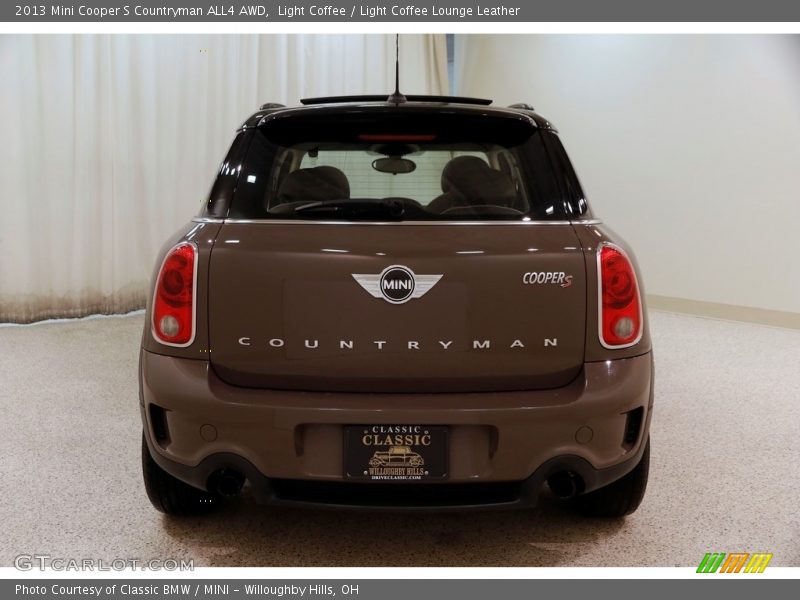 Light Coffee / Light Coffee Lounge Leather 2013 Mini Cooper S Countryman ALL4 AWD