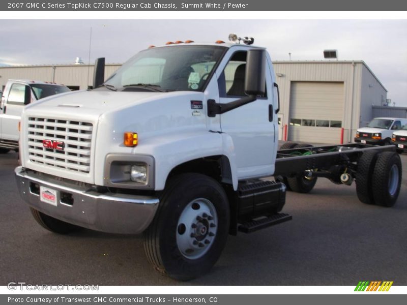 Summit White / Pewter 2007 GMC C Series TopKick C7500 Regular Cab Chassis