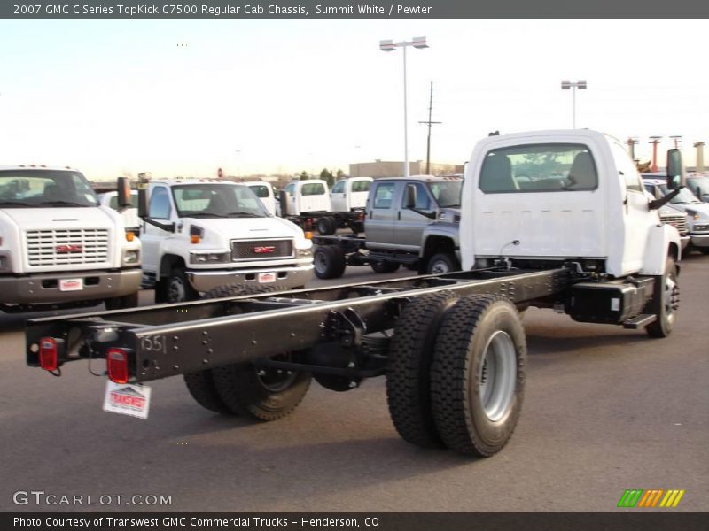 Summit White / Pewter 2007 GMC C Series TopKick C7500 Regular Cab Chassis
