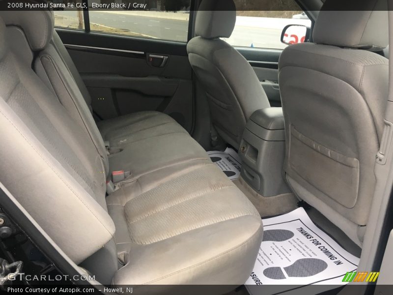 Ebony Black / Gray 2008 Hyundai Santa Fe GLS