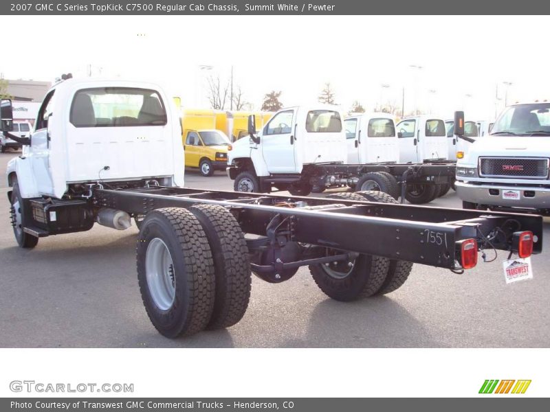 Summit White / Pewter 2007 GMC C Series TopKick C7500 Regular Cab Chassis