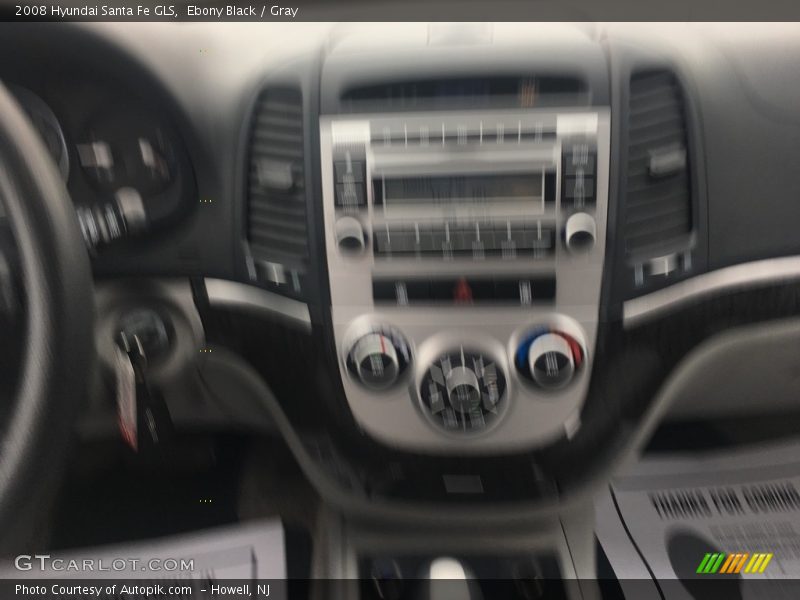 Ebony Black / Gray 2008 Hyundai Santa Fe GLS