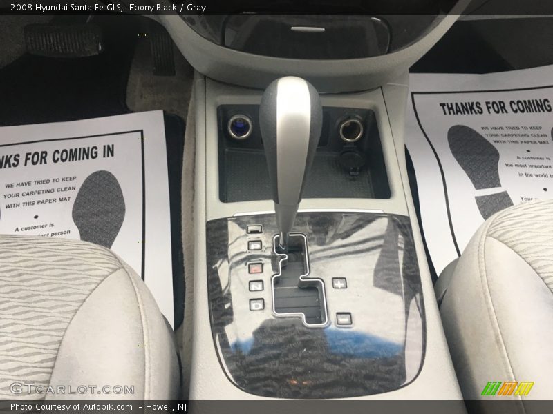 Ebony Black / Gray 2008 Hyundai Santa Fe GLS