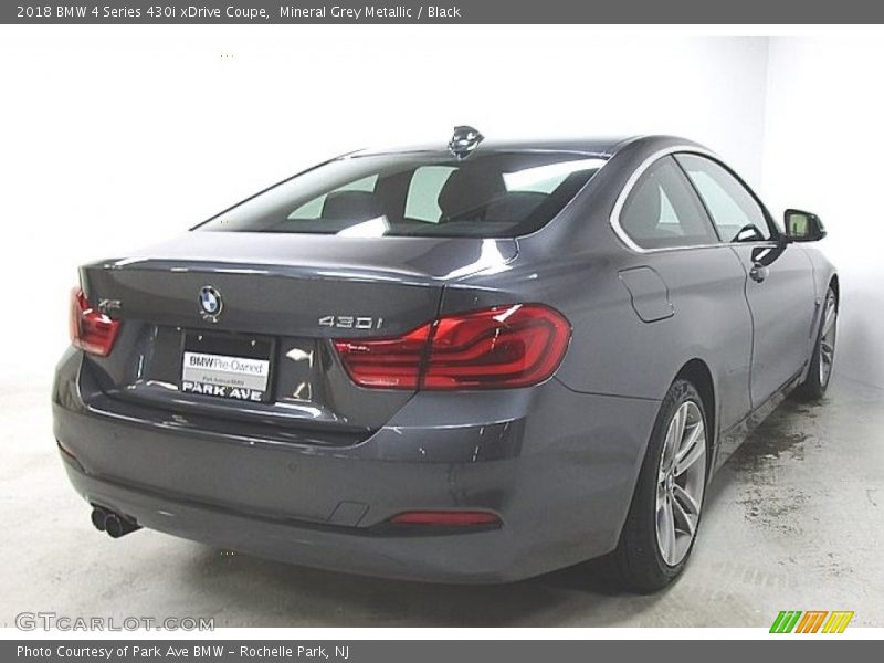 Mineral Grey Metallic / Black 2018 BMW 4 Series 430i xDrive Coupe