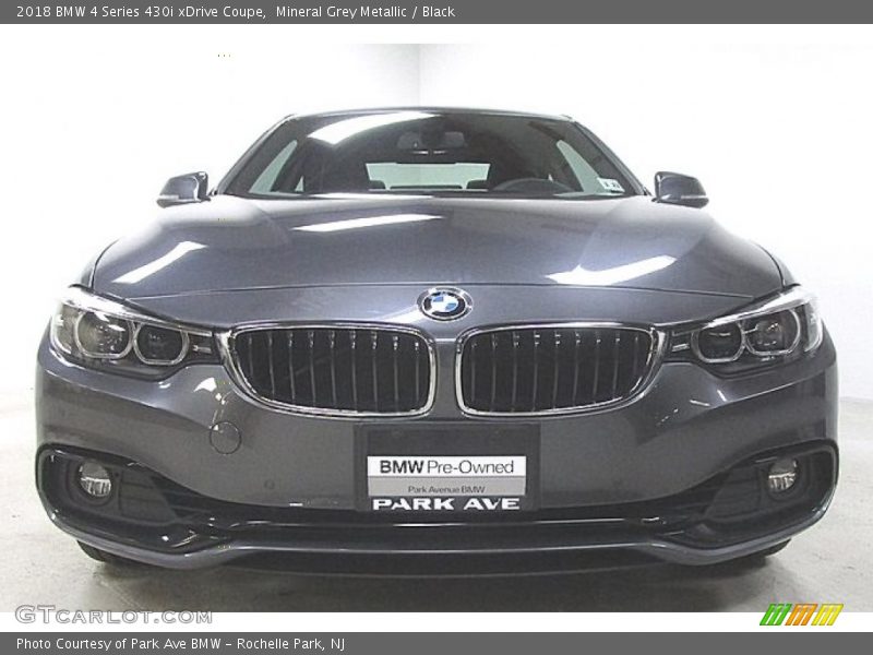 Mineral Grey Metallic / Black 2018 BMW 4 Series 430i xDrive Coupe