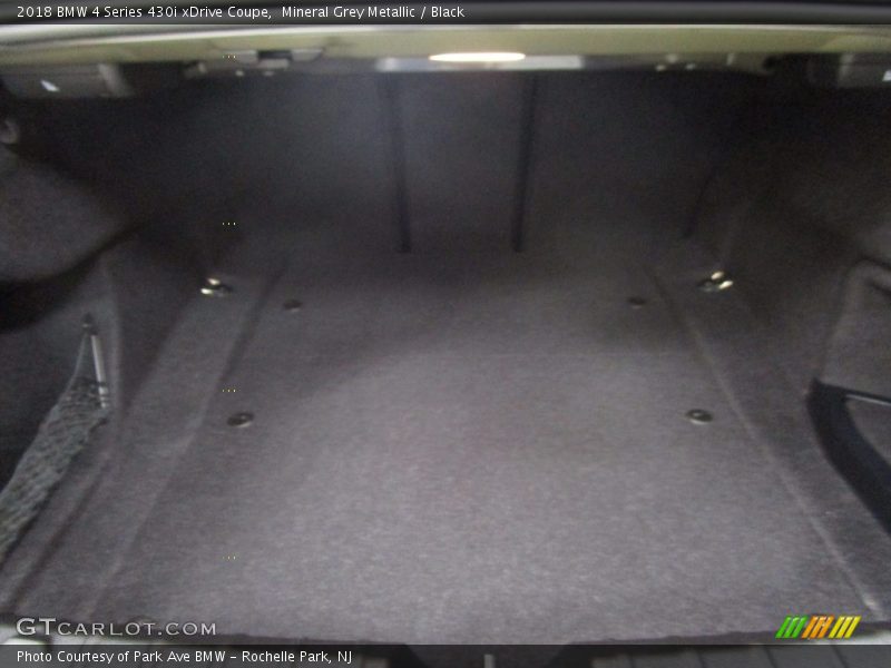 Mineral Grey Metallic / Black 2018 BMW 4 Series 430i xDrive Coupe