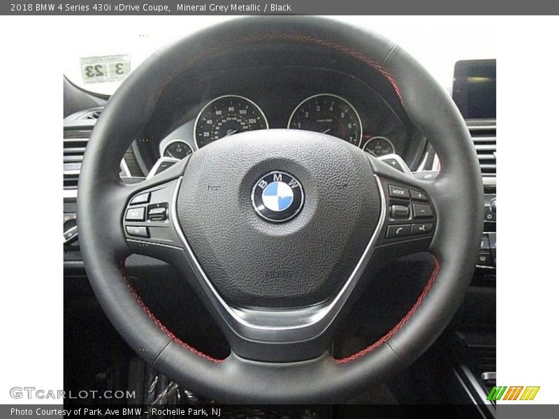 Mineral Grey Metallic / Black 2018 BMW 4 Series 430i xDrive Coupe
